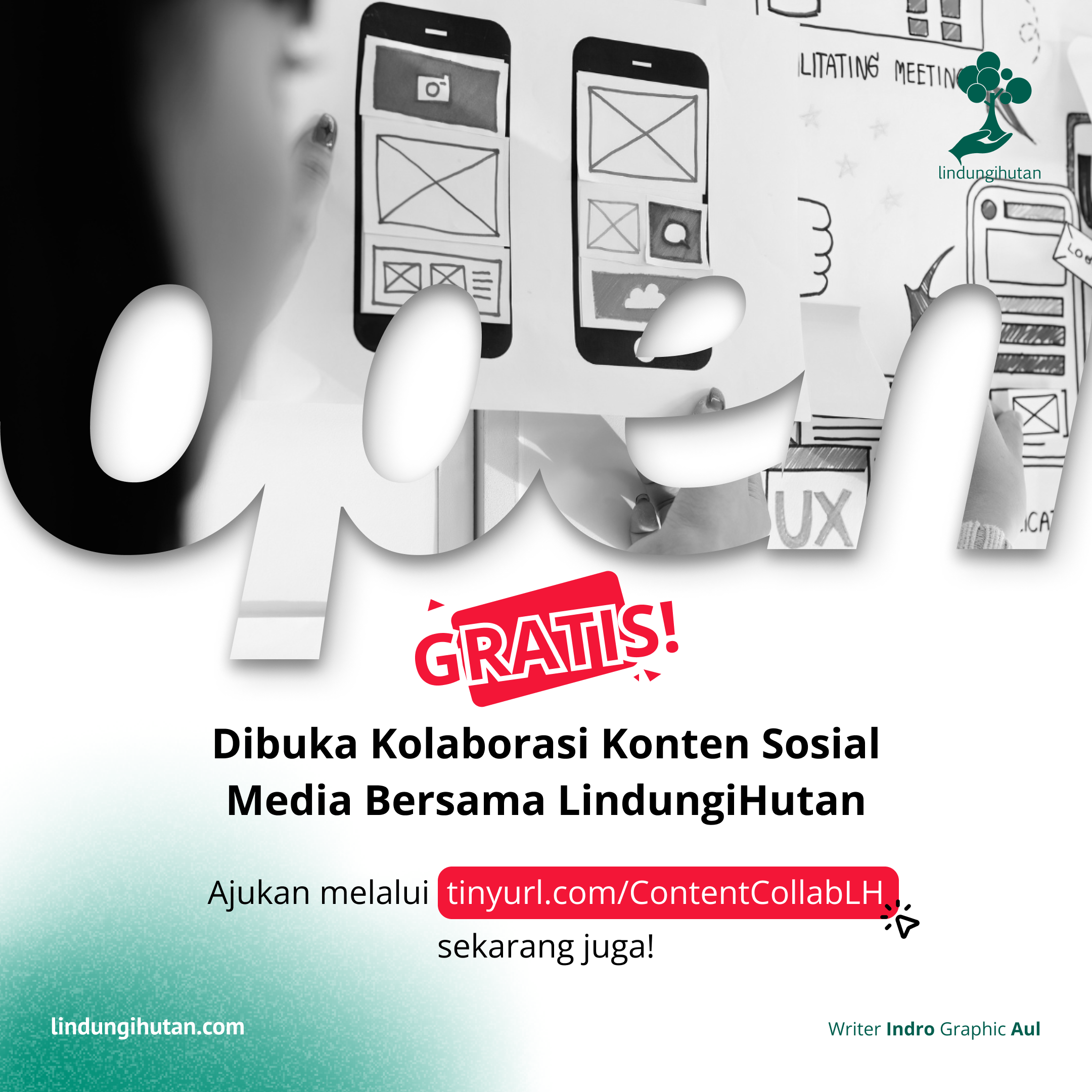 Gratis, Kolaborasi Konten Media Sosial Bersama LindungiHutan